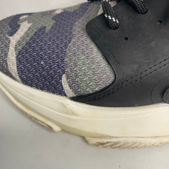 Steve Madden Isles2 Black Camo Sneakers Thick Sole Shoes Size 9 - Picture 2 of 16